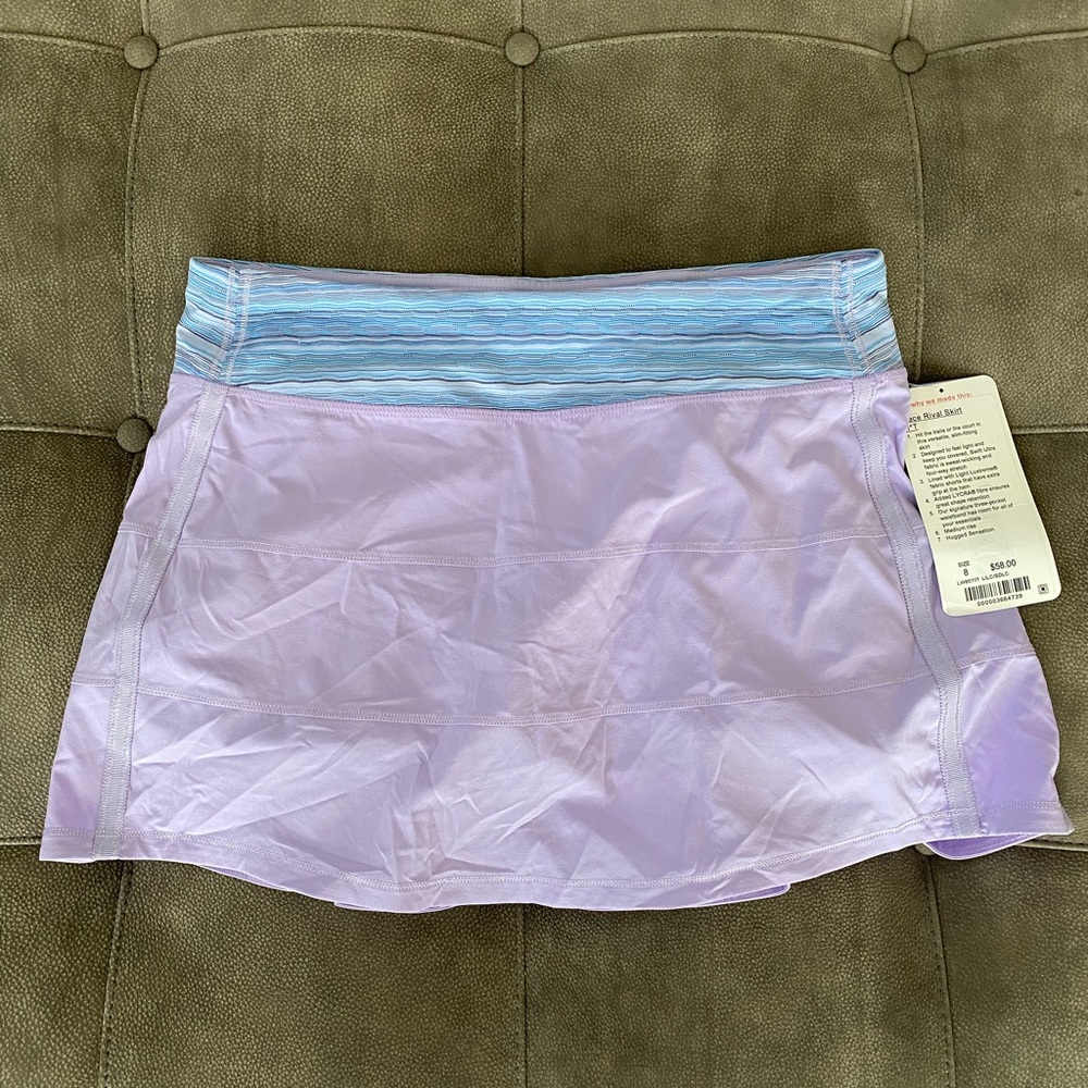 Lululemon Athletica Purple and Blue Skater Skirt